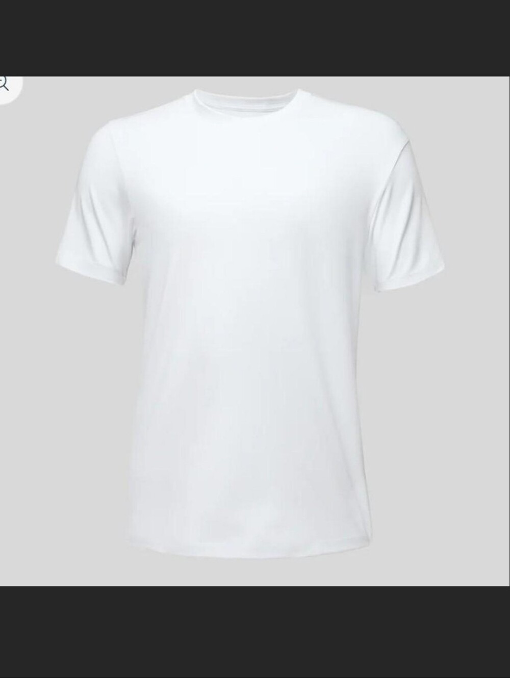 MANMADE THE T-SHIRT white Cotton Knit Logo Men's Large Crew Neck Short Sleeve